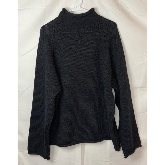 J.Crew Mens XL 100% Wool Roll Neck Sweater Made in Malaysia - Picture 9 of 9